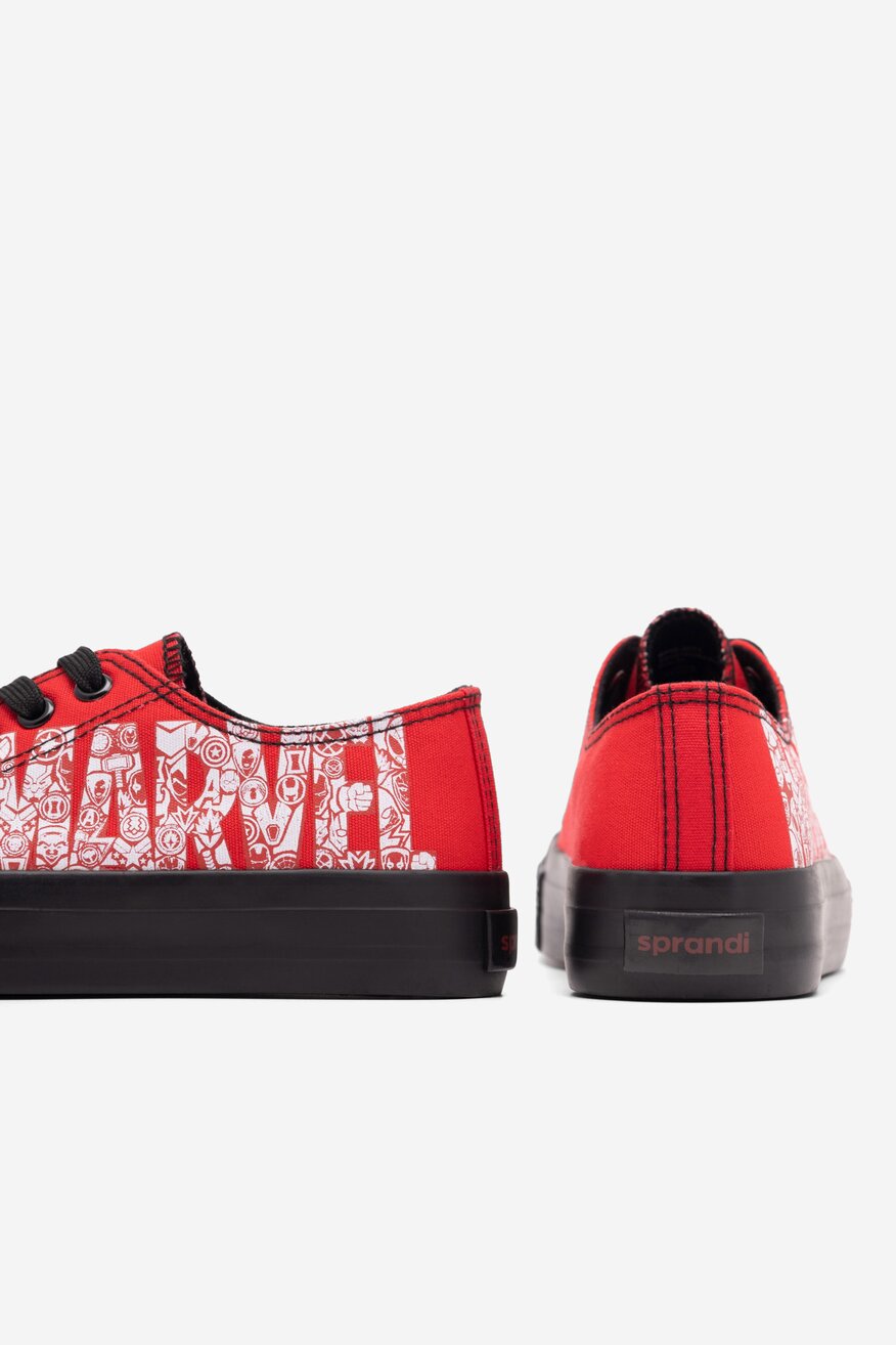 Trampki MARVEL 100 BP40-SS23-301D100MARVEL Czerwony