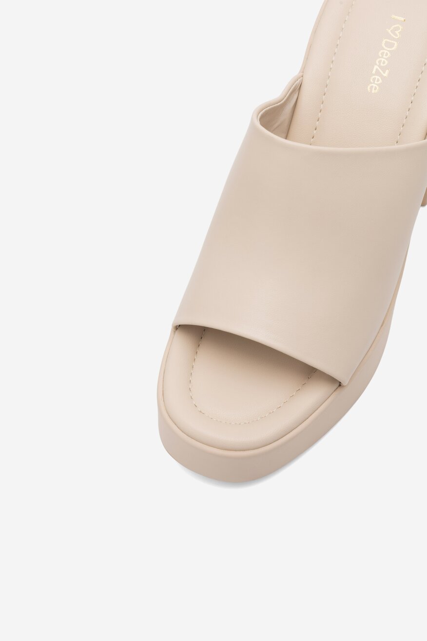 Klapki DeeZee MEGYN H85819-1 Beżowy