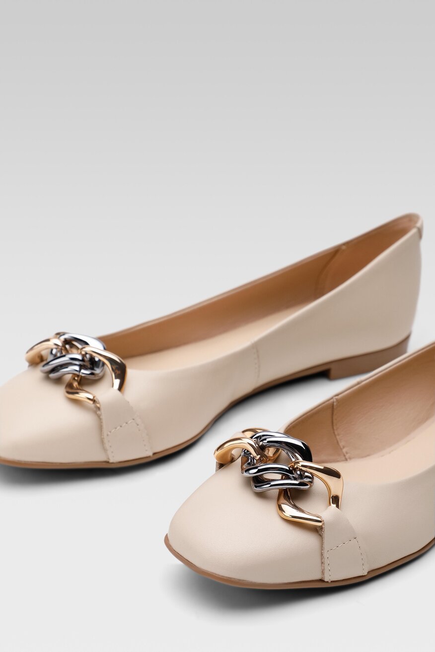Baleriny Lasocki IRENA RST-IRENA-11 Beżowy