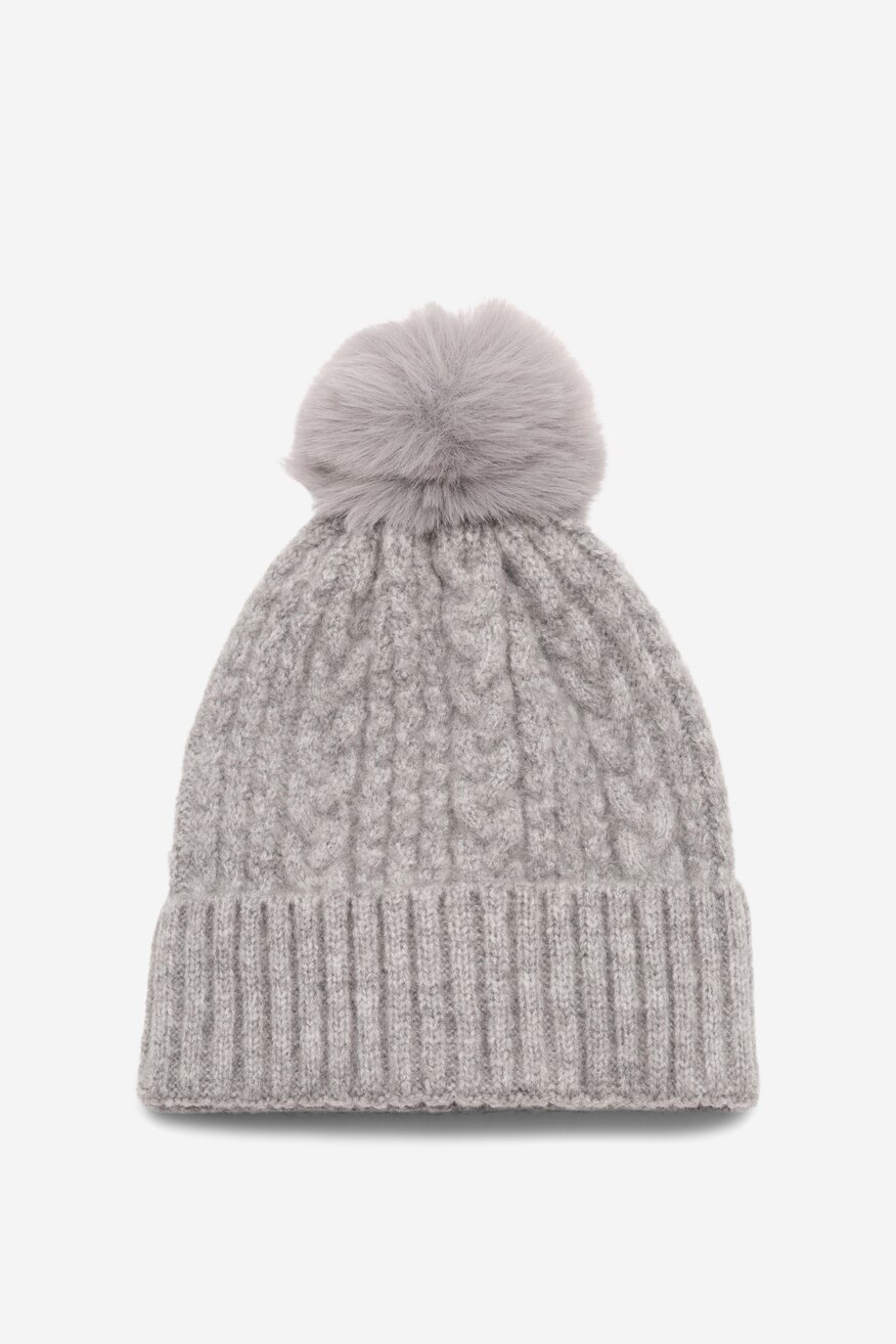 Czapka damska Jenny Fairy 4W3-002-AW23 Szary