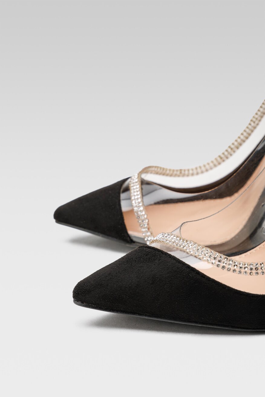 Czółenka DeeZee KL-92831-95 Czarny