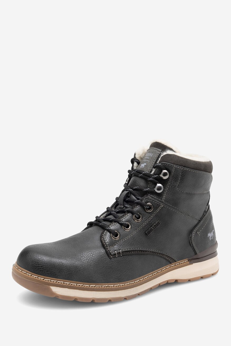 Trzewiki Mustang 4141-604 Szary