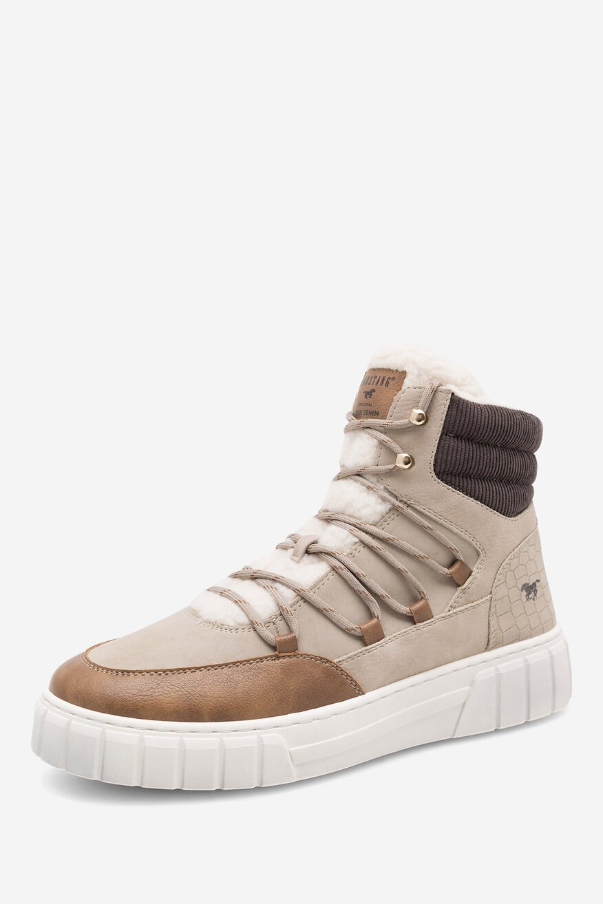 Trzewiki Mustang 1446-601 BIG Beżowy