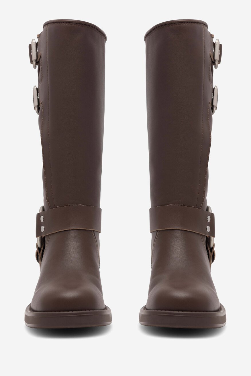 Kozaki Badura MANGUALDE-V1272-515 Brązowy