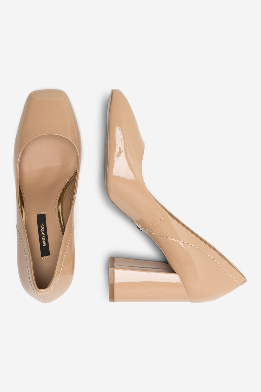 Czółenka Gino Rossi LUIZIANA-V650-391 Beżowy