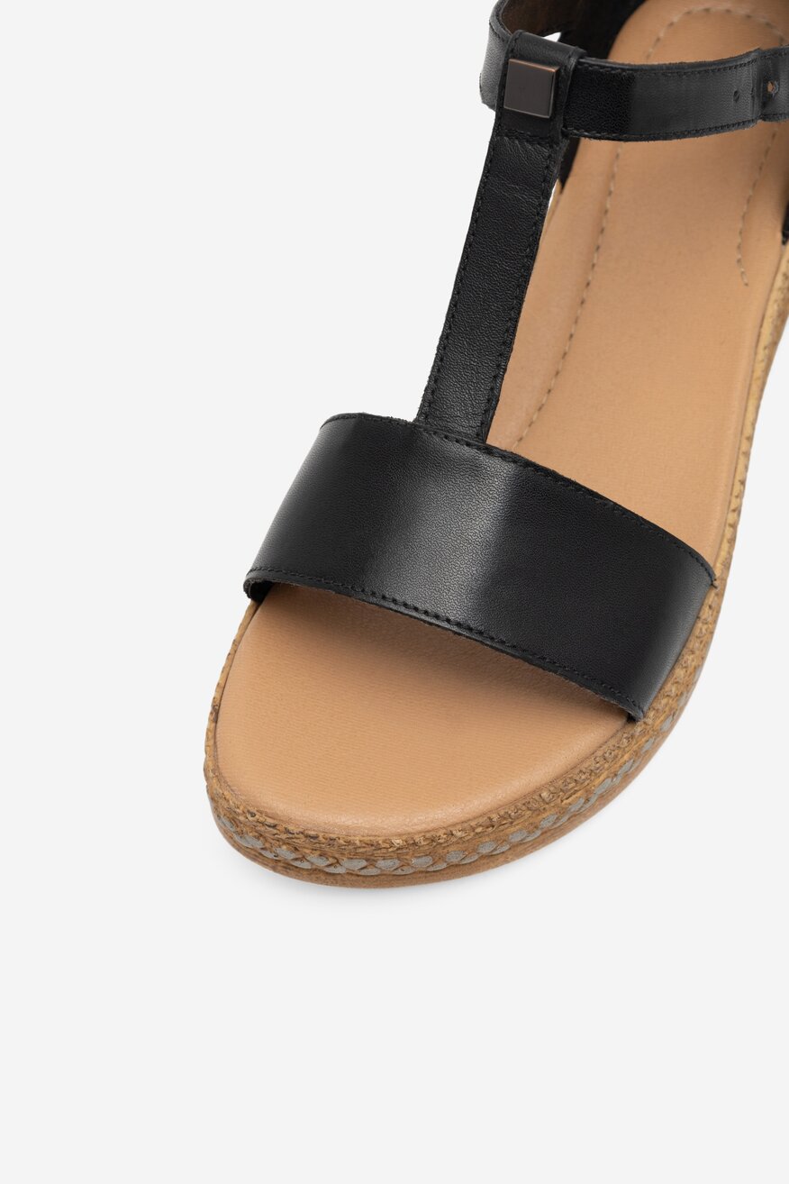 Sandały Sarah Karen WI16-WARKOCZ-05 Czarny