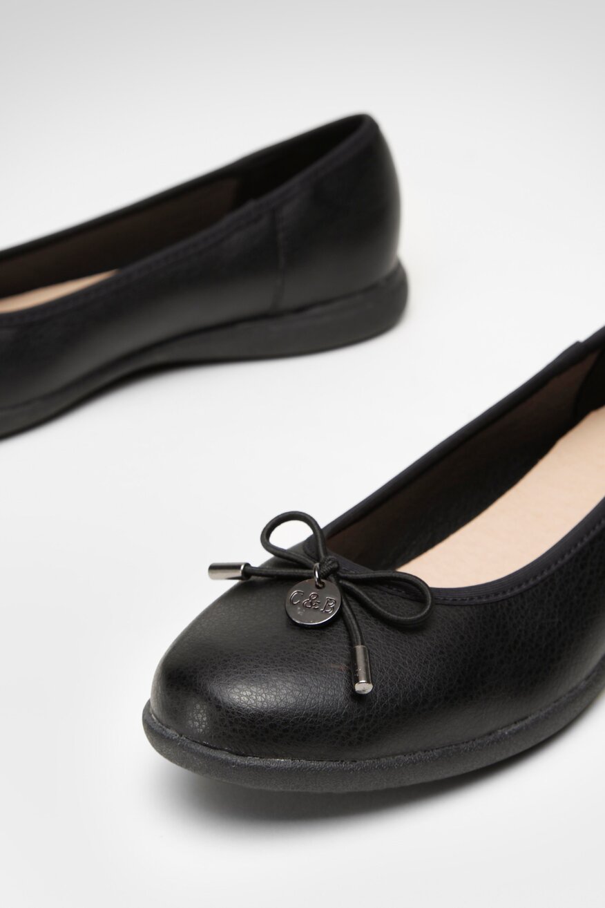 Baleriny Clara Barson WYL3101-1 Czarny