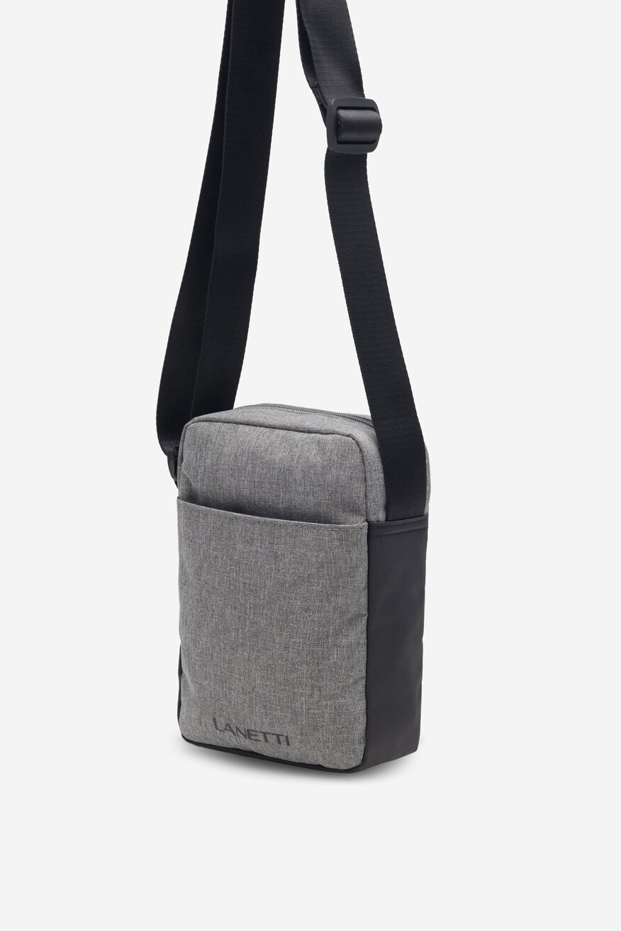 Torba męska Lanetti LAN-K-006-04R Szary