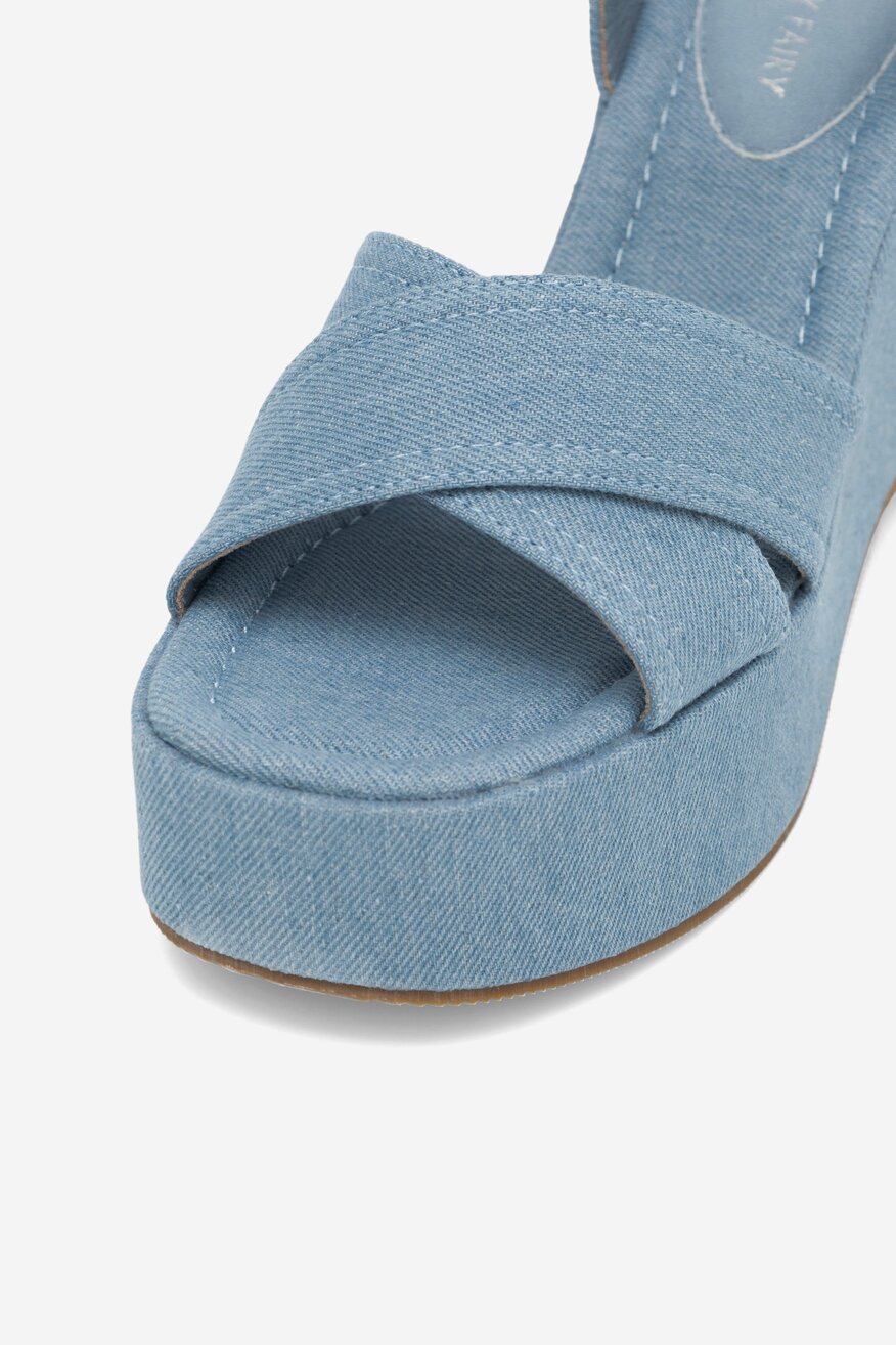 Sandały Jenny Fairy MOBBY KL E2206-101 Jeansowy