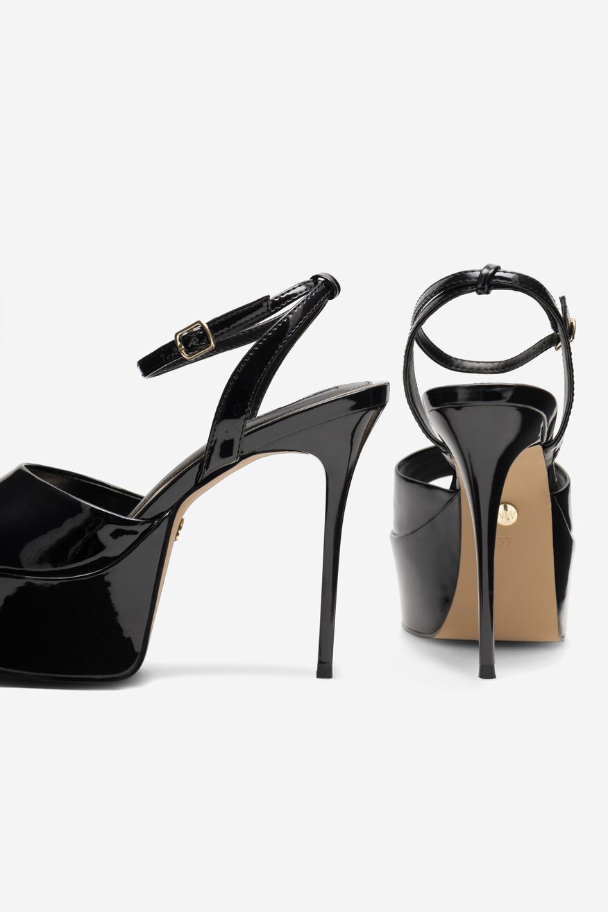 Sandały NINE WEST CHANDA ZL23031CC Czarny