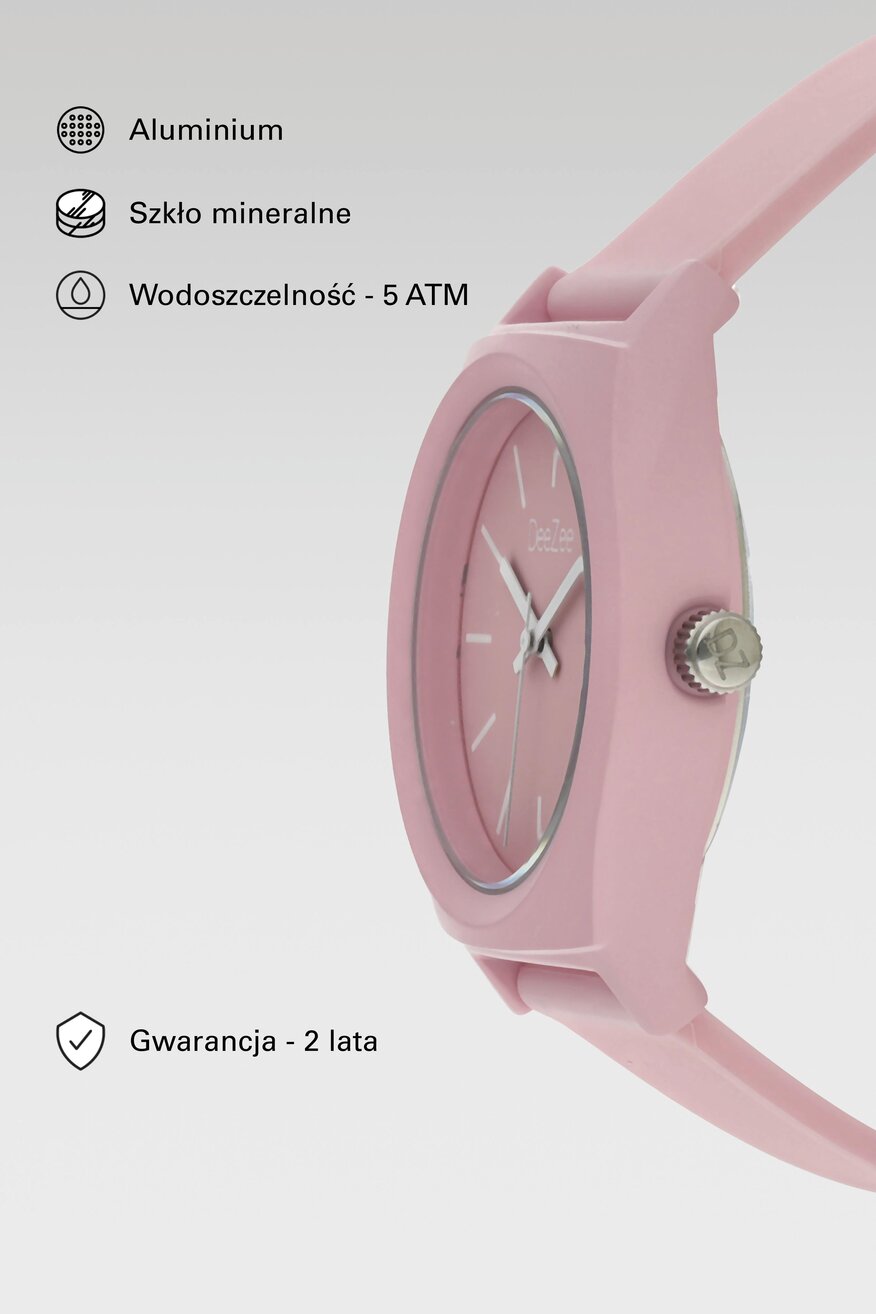 Zegarek DeeZee DZ WOMAN WATCH 11040707020 Różowy jasny