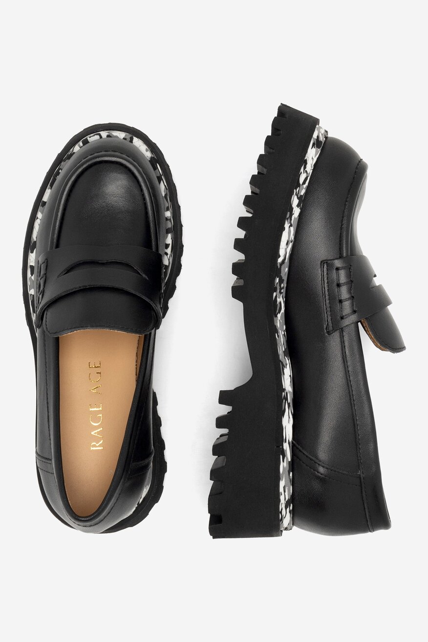 Półbuty RAGE AGE CLERMONT-50102 Czarny