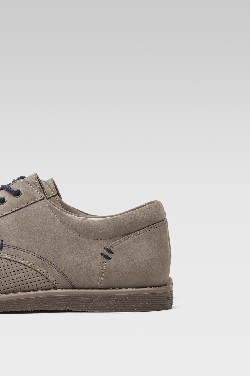 Półbuty Lanetti MYL8486-1 Szary jasny