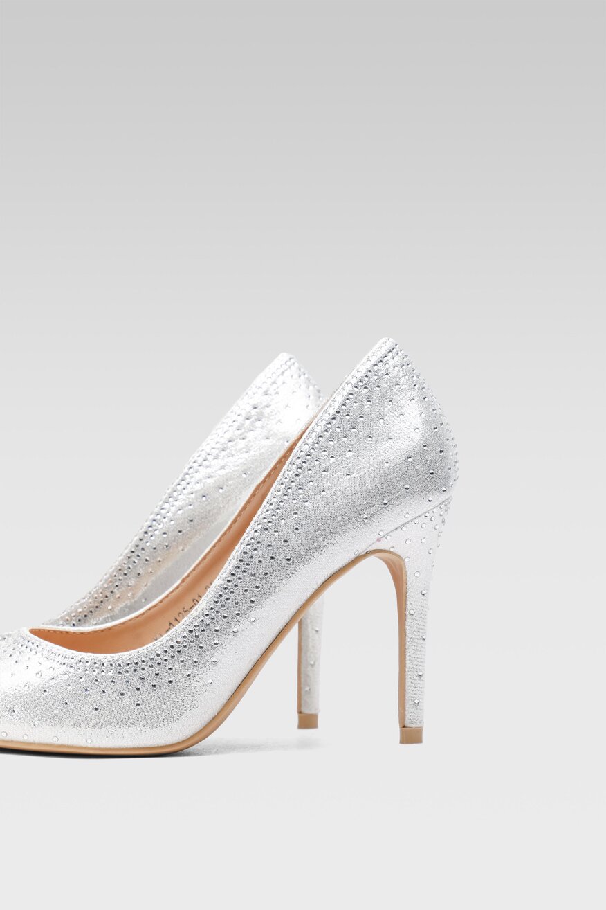 Czółenka Jenny Fairy KL-1125-01 Srebrny