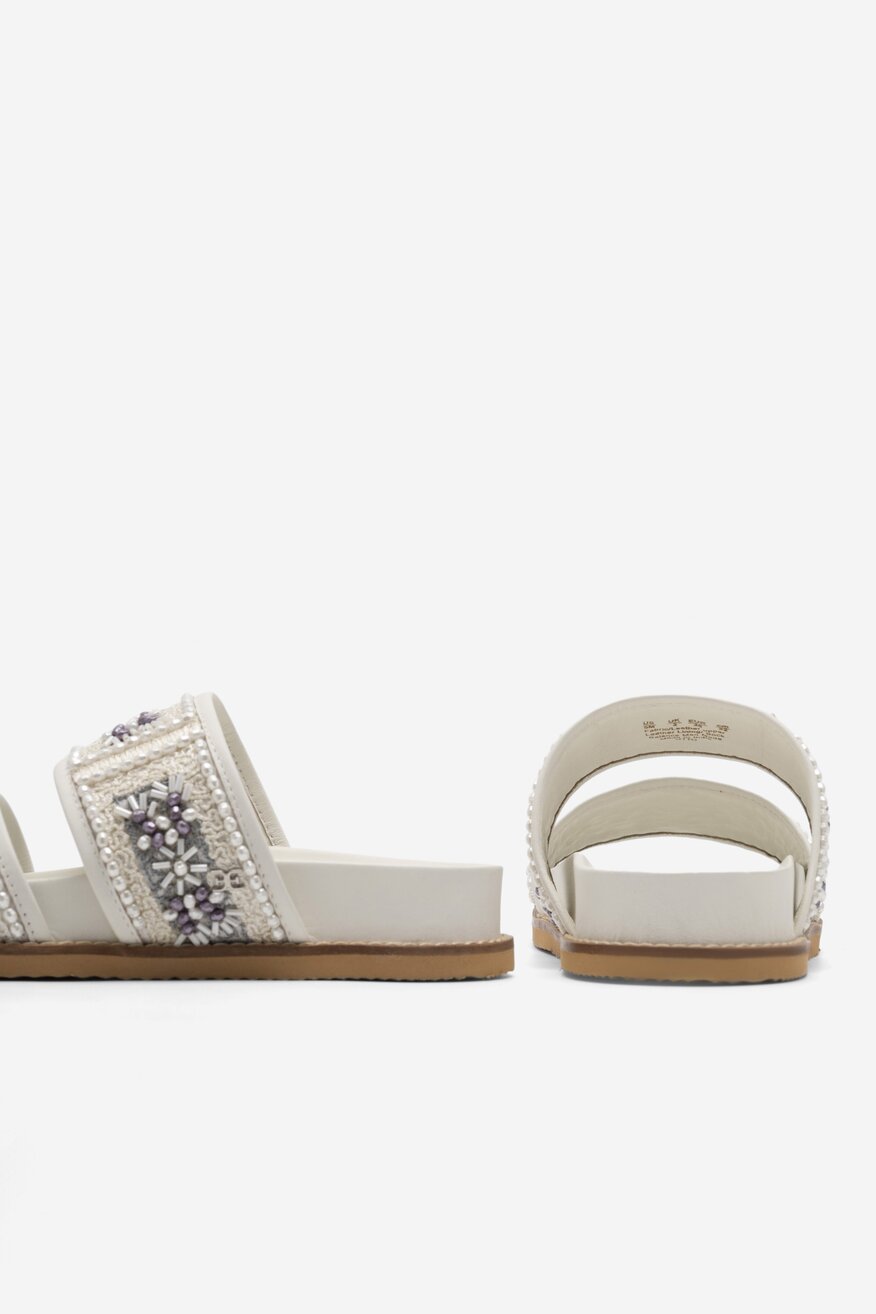 Klapki SAM EDELMAN I2880L1100 Biały