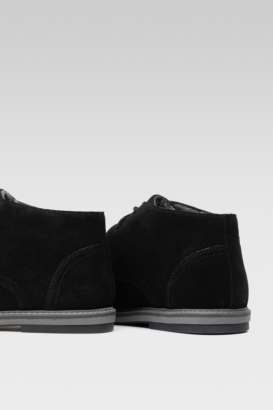 Trzewiki Cesare Cave MI07-B225-B62-02 Czarny