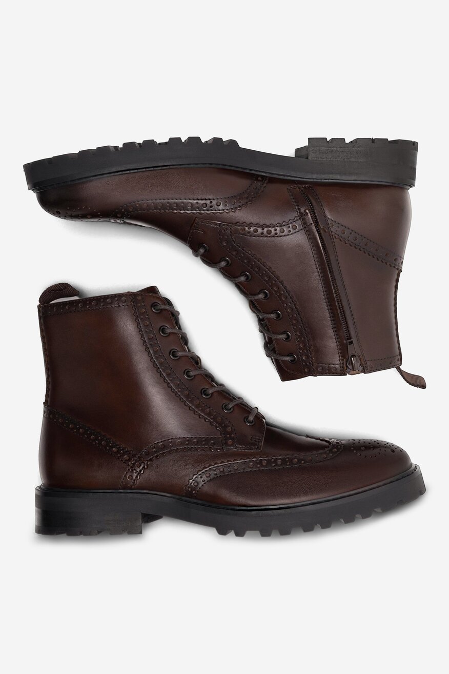 Trzewiki Gino Rossi UBERTO-01 123AM Brązowy