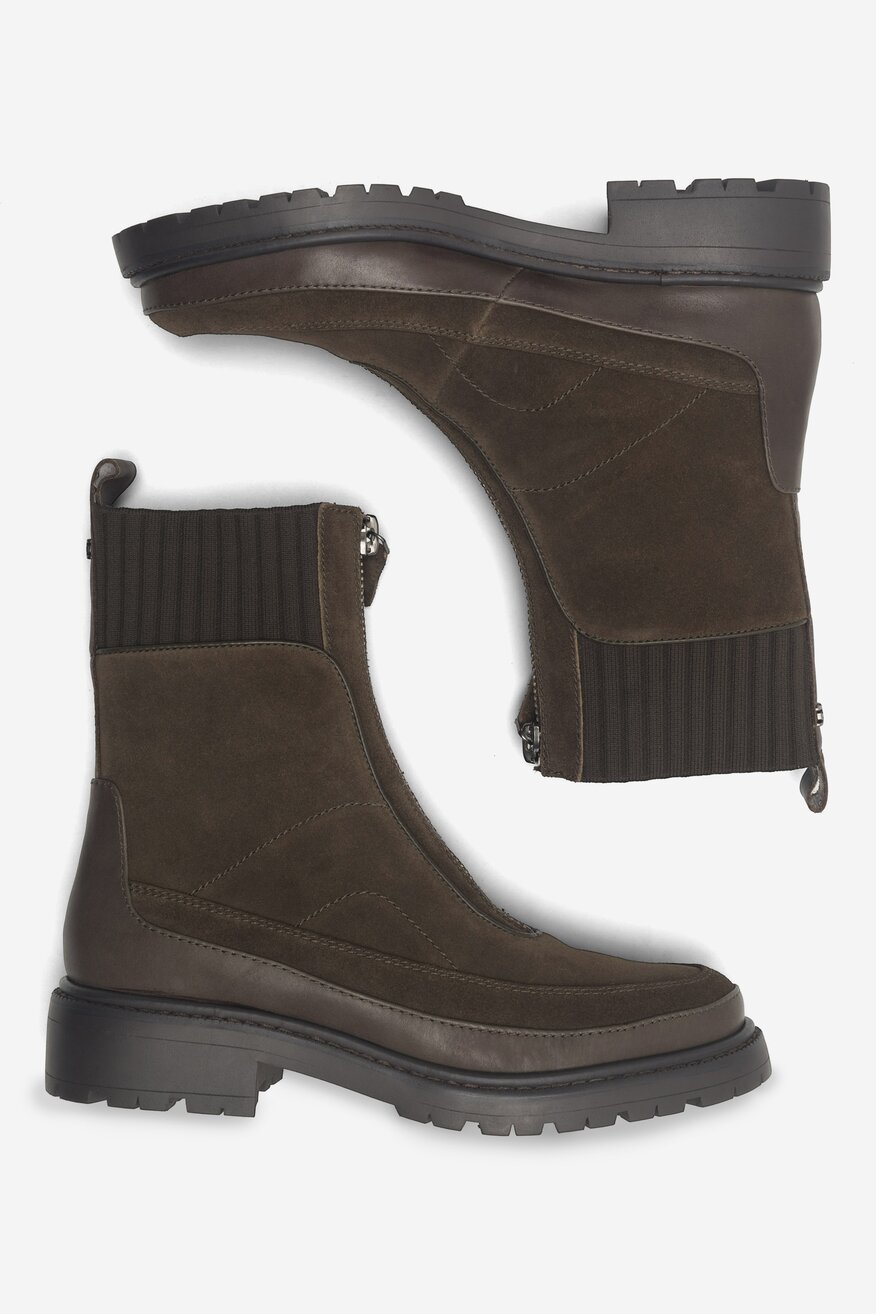 Botki SAM EDELMAN H8018L1300 Zielony ciemny