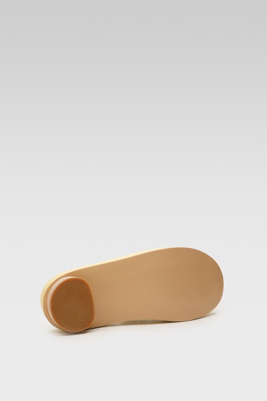 Klapki Gino Rossi 22SS17 Żółty