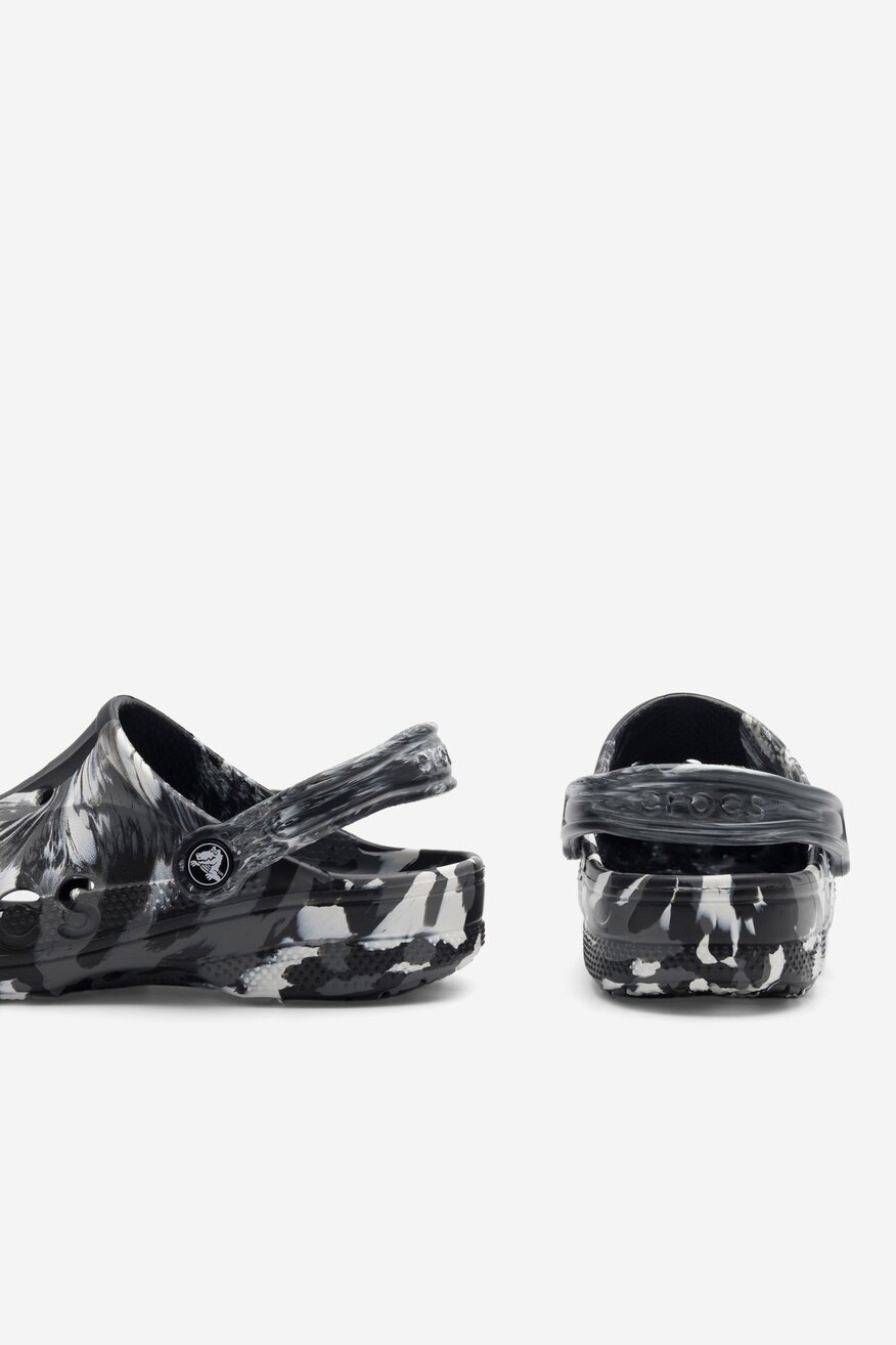 Klapki basenowe Crocs BAYA MARBLED CLOG 206935-066 Czarny