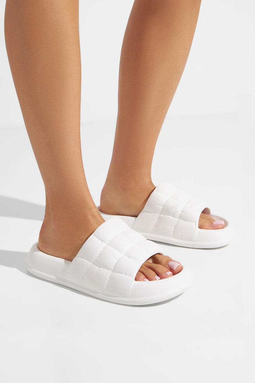 Klapki basenowe Bassano NA22-05-75 Biały