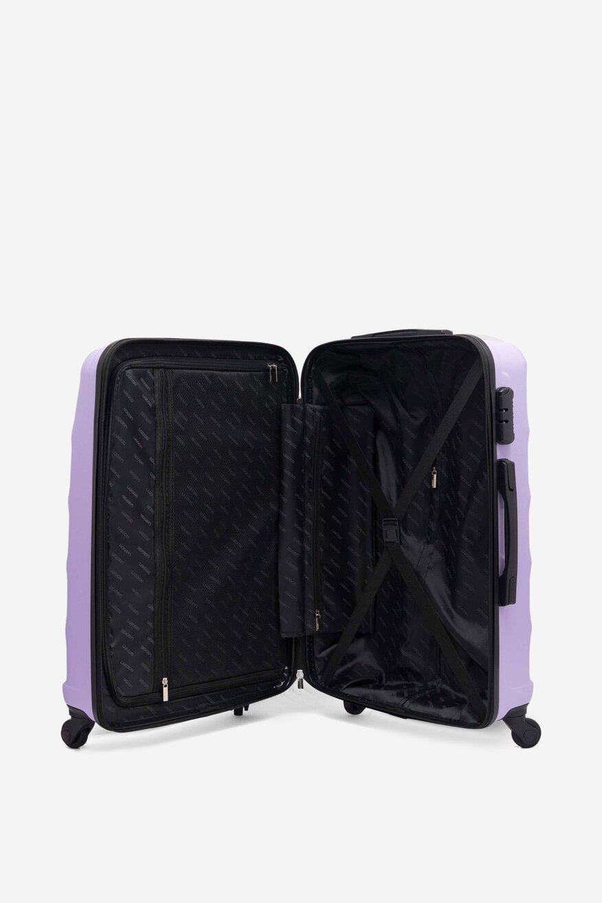 Walizka Lasocki WAL-M-02PURPLE-ABS-04 Fioletowy