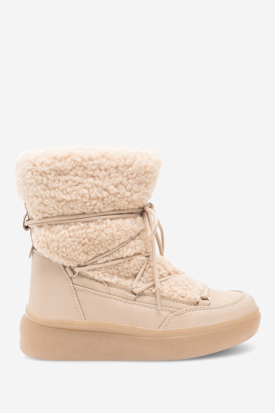 Botki DeeZee MARCELE N10399 Beżowy