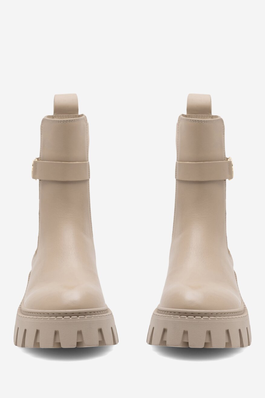 Botki EVA MINGE GANDRA-8325 Beżowy