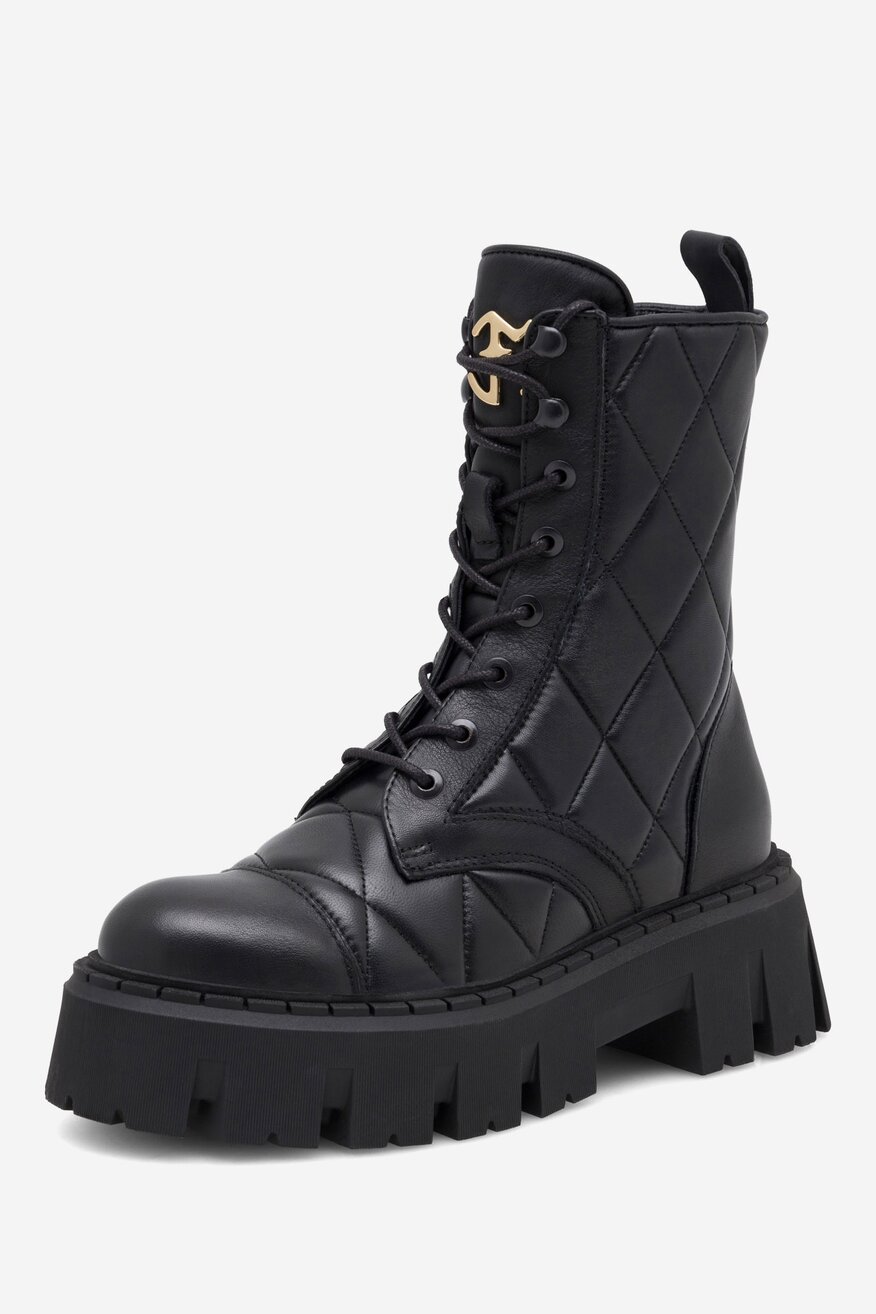 Trzewiki EVA MINGE LAGOS-23FW601 Czarny