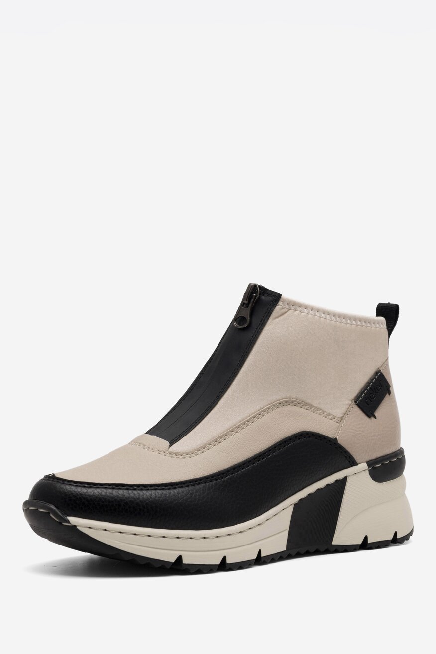 Botki Rieker N6352-60 Beżowy