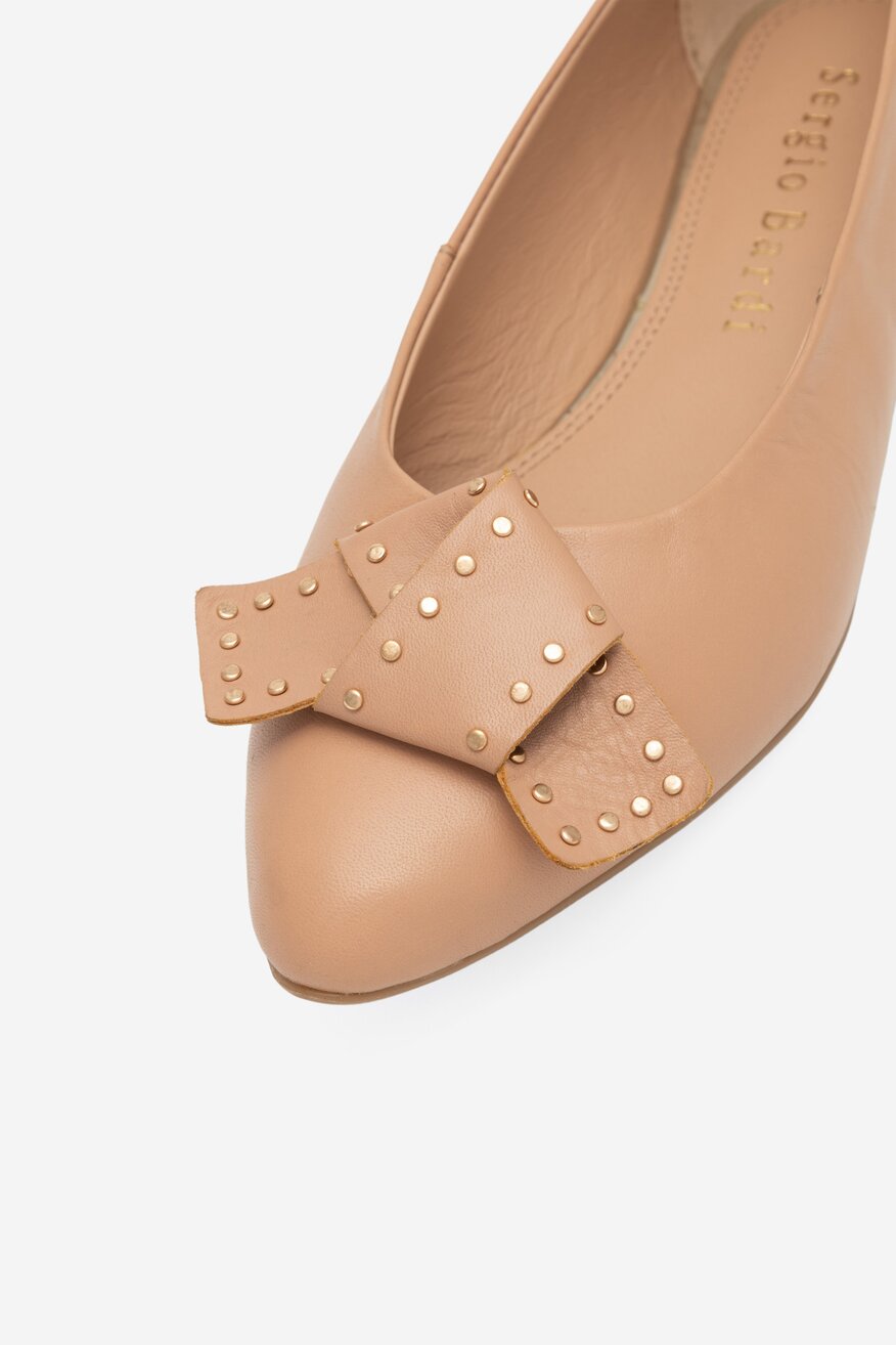 Baleriny Sergio Bardi RST-B1031-04SB Beżowy