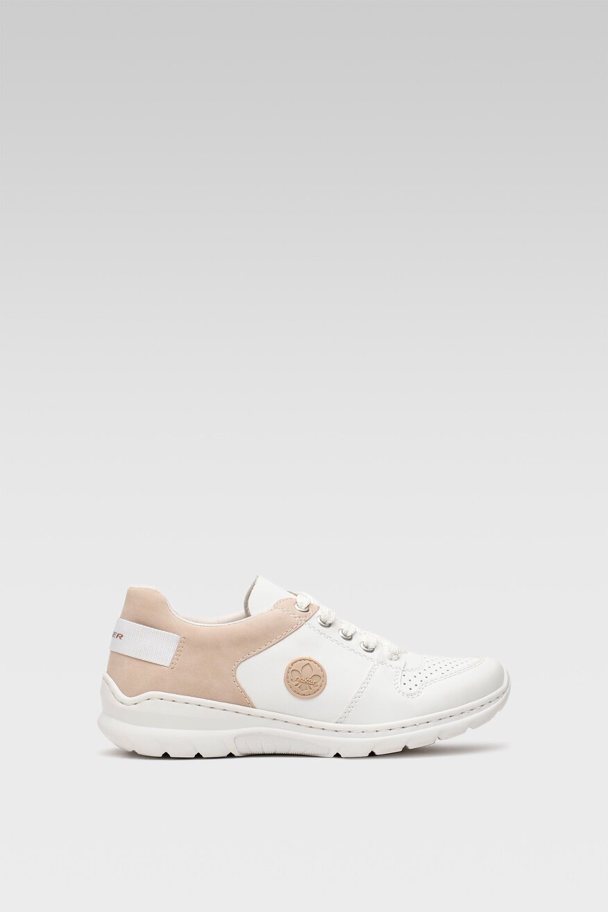 Półbuty Rieker L3214-80 Biały