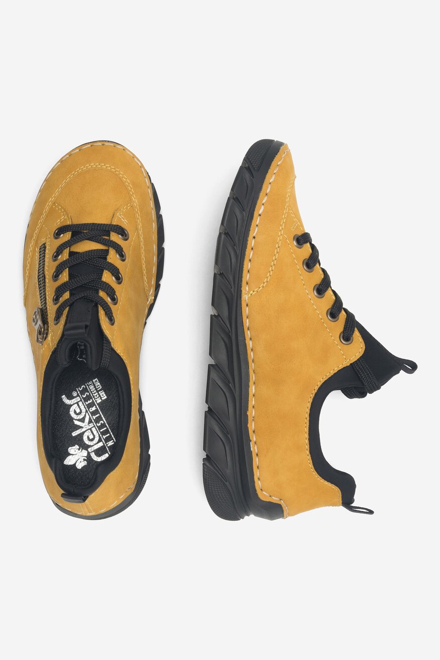 Półbuty Rieker 55073-68 Żółty