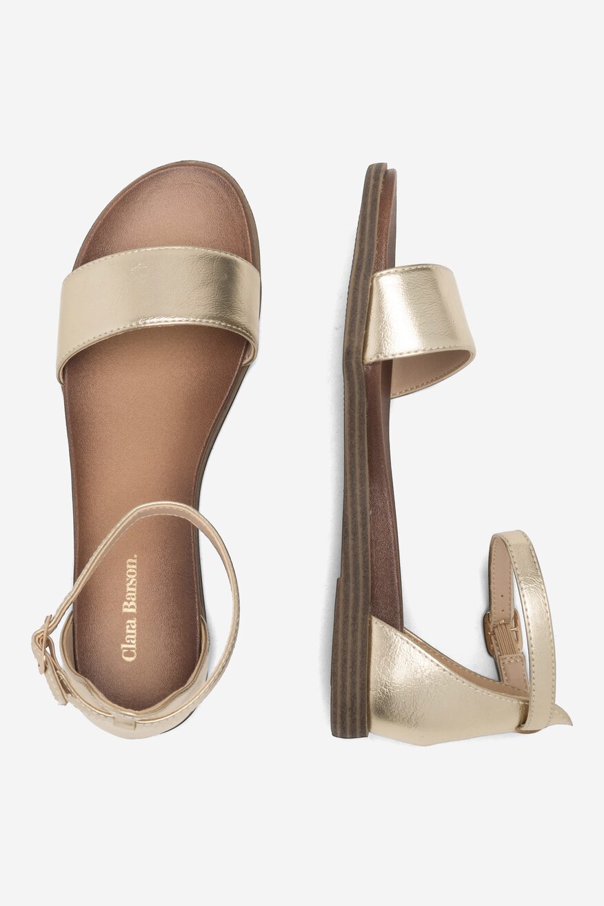 Sandały Clara Barson MAGNA WS5811-01 Złoty