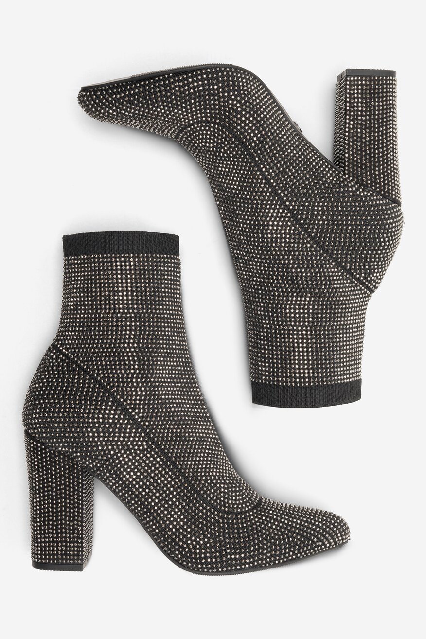 Botki NINE WEST KAS BYCCC03 Czarny