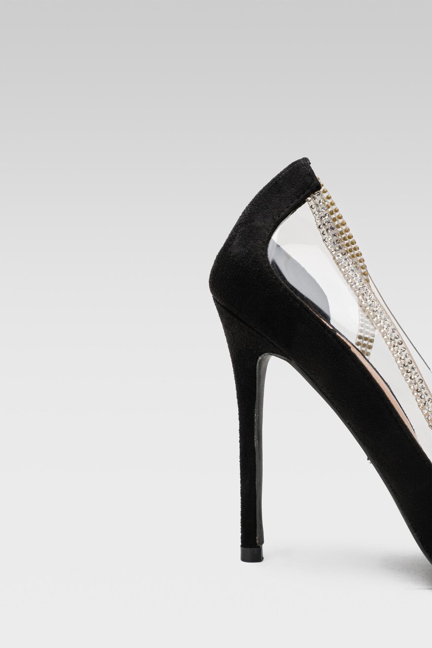 Czółenka DeeZee KL-92831-95 Czarny