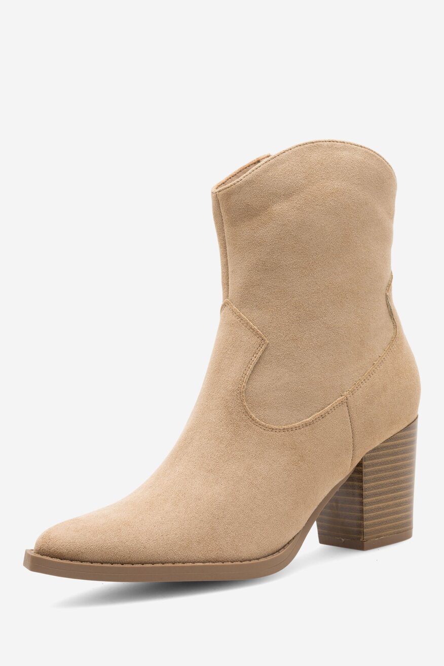 Botki DeeZee MILLIE LS5637-07 Beżowy