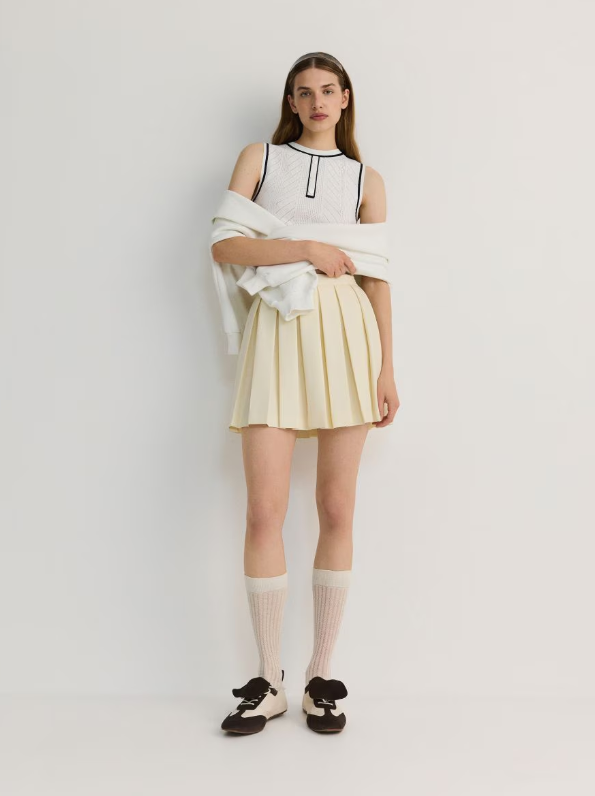 Dzianinowy top z wiskozą