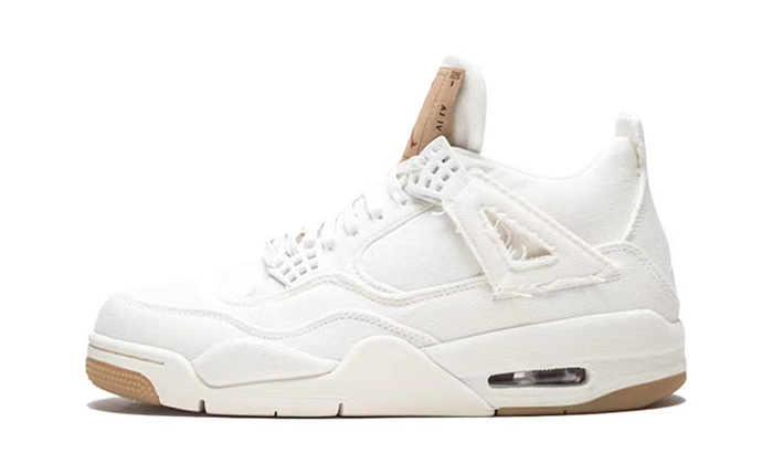 Air Jordan 4 Retro Levi's White