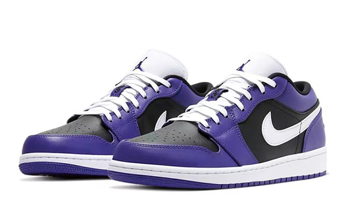 Air Jordan 1 Low Court Purple Black