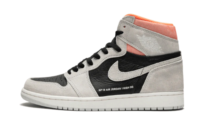 Air Jordan 1 Retro High Neutral Grey Hyper Crimson