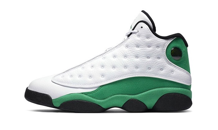 Air Jordan 13 Retro White Lucky Green