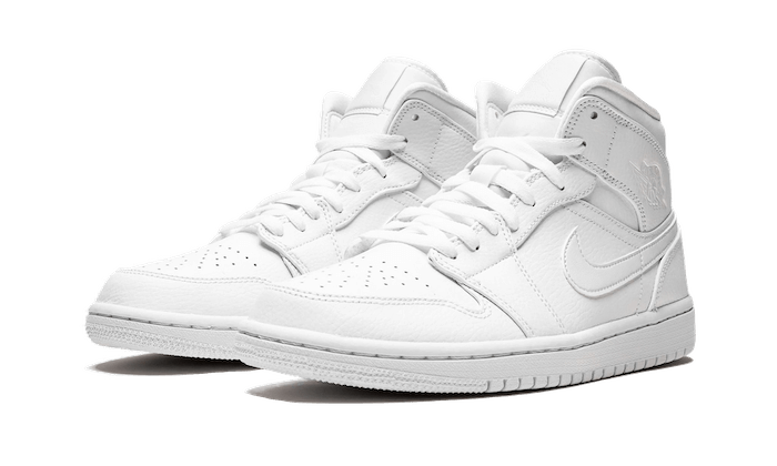 Air Jordan 1 Mid Triple White