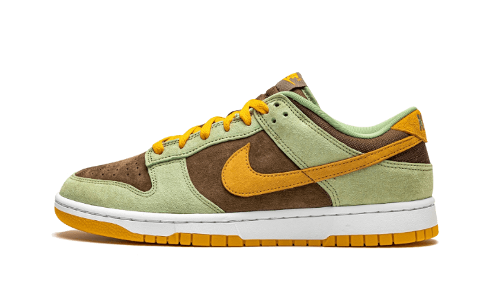 NIKE Dunk Low Olive Brown Orange
