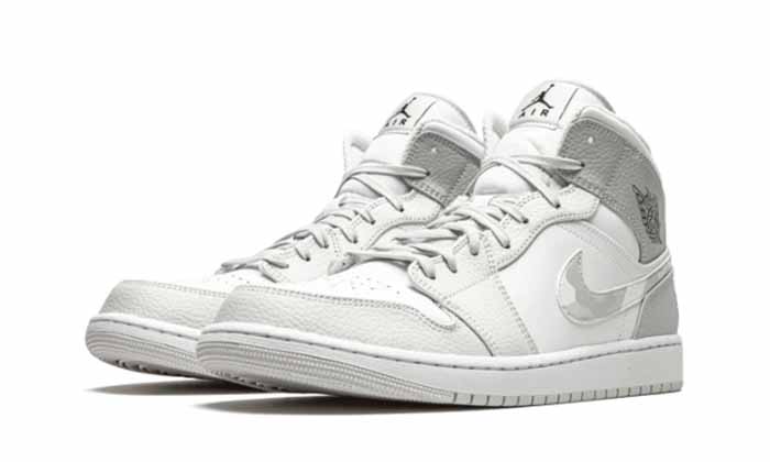 Air Jordan 1 Mid Grey Camo