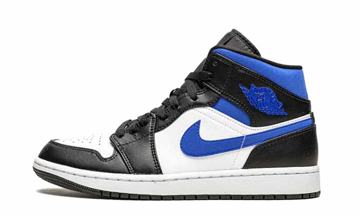 Air Jordan 1 Mid White Black Royal