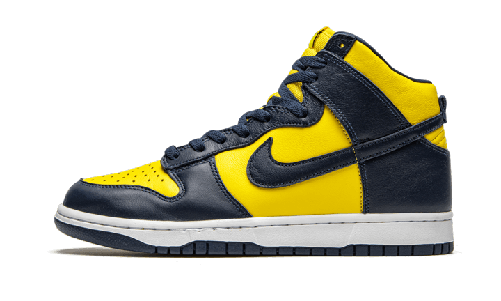 NIKE Dunk High Maize & Blue (Michigan)