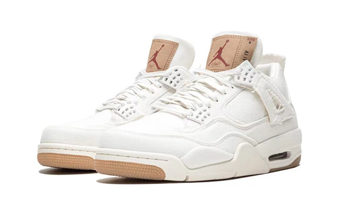 Air Jordan 4 Retro Levi's White