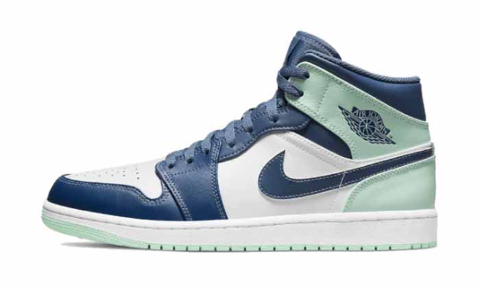 Air Jordan 1 Mid Mystic Navy Mint Foam