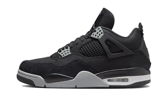 Air Jordan 4 Black Canvas